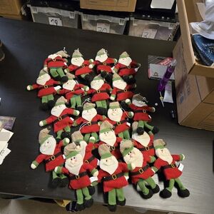 Santa Claus Christmas Decorations Felt Fabric Hang as Ornaments